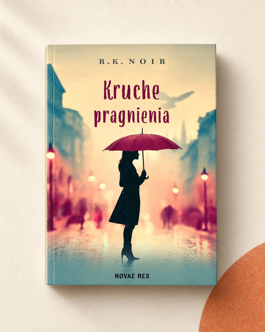 Okładka książki „Kruche pragnienia” autorstwa r.k. Noir